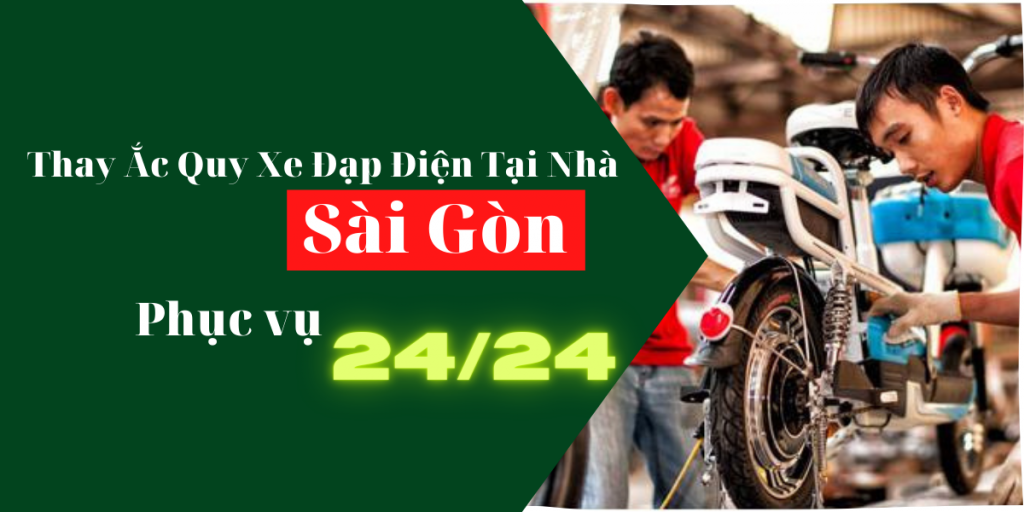 thay ắc quy xe đạp điện