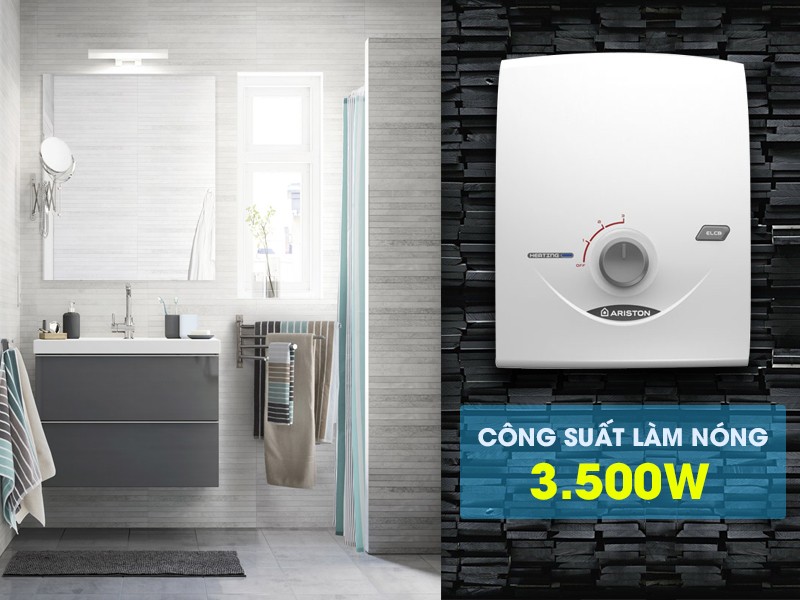 Bình nước nóng trực tiếp Ariston SB35E-VN-3500W chỉ còn 1.489.000đ