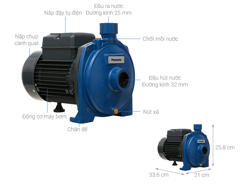 Máy bơm nước ly tâm Panasonic GP-15HCN1SVN 1110W